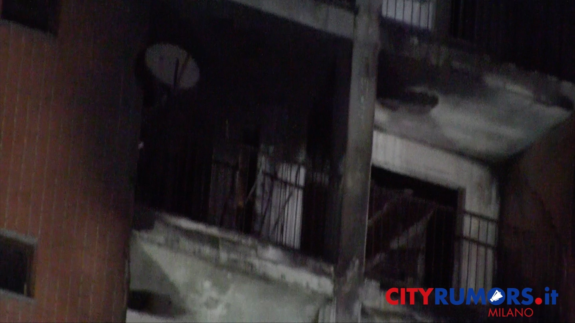 incendio via Cogne sera