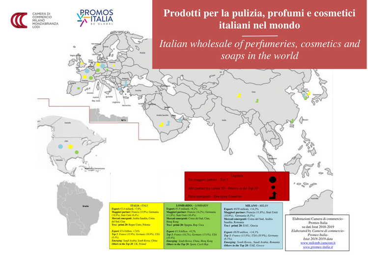 mappa export cosmetici
