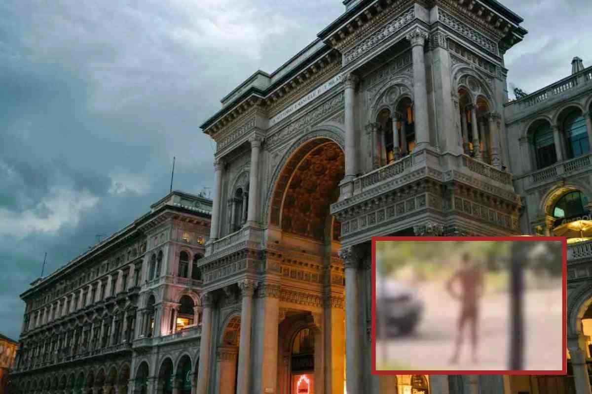 Milano uomo nudo a Piazza Garibaldi: si improvvisa vigile