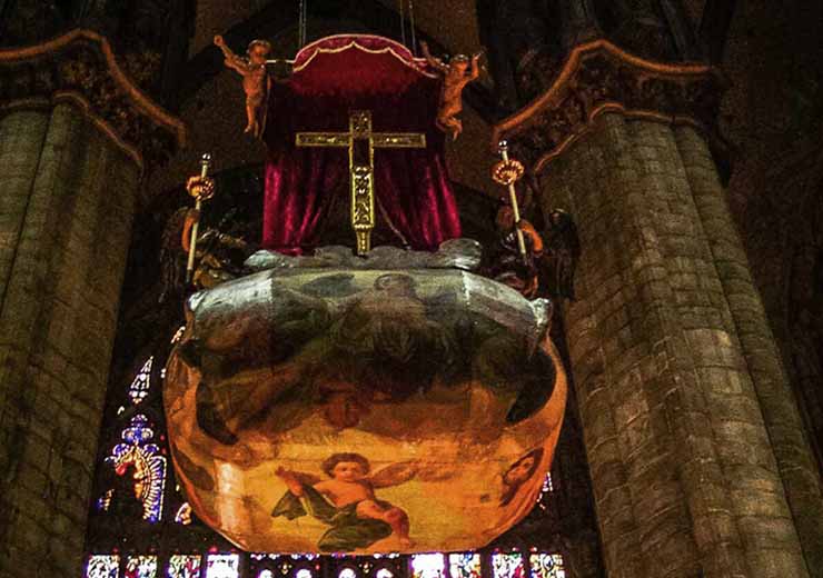 La Nivola nel cuore della cattedrale milanese