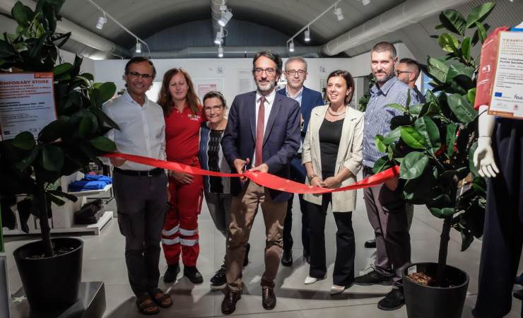 Inaugurazione temporary store dedicato alle persone senza dimora