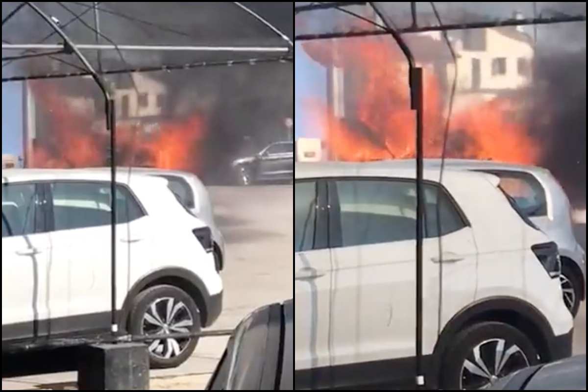 Incendio Milano: auto elettrica esplosa