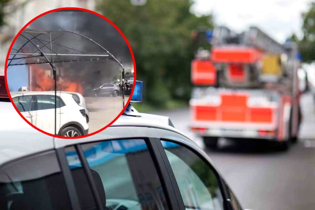 Incendio Milano: esplosione auto