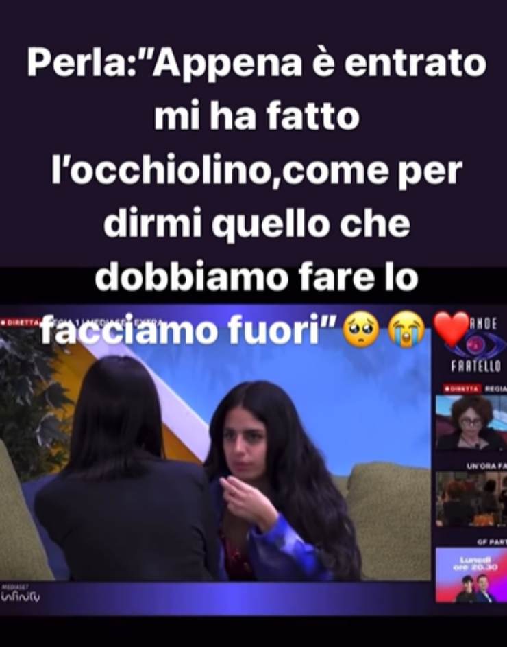 Perla rivela a Letizia cos'ha ha detto Mirko