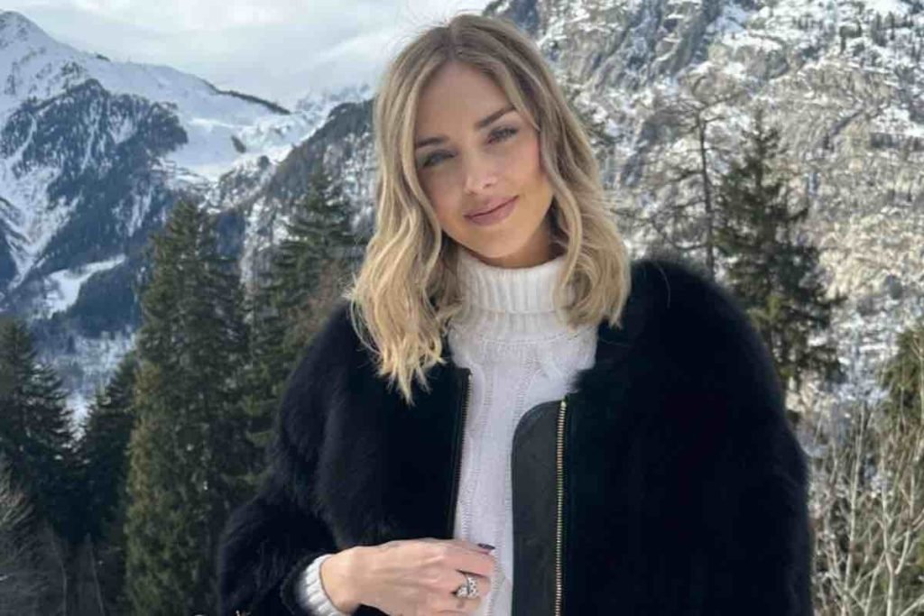 Chiara Ferragni vacanza montagna