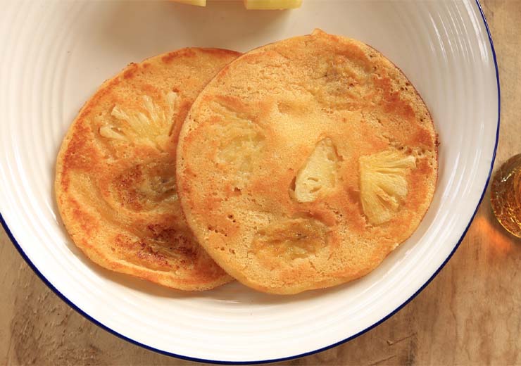 ananas pancakes ricetta