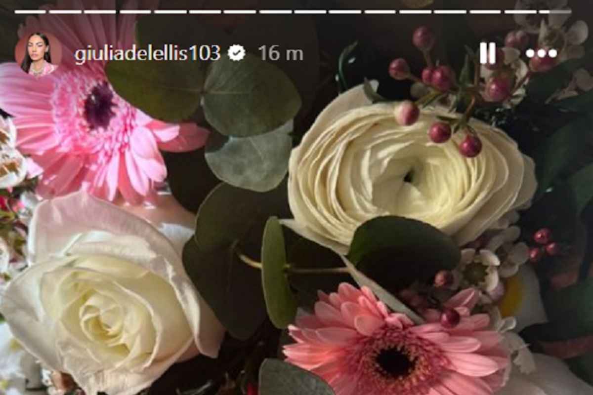 Fiori avuti da Giulia De Lellis a San Valentino