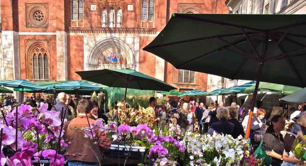 Brera mercatino fiori