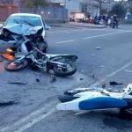 Incidente moto Milano