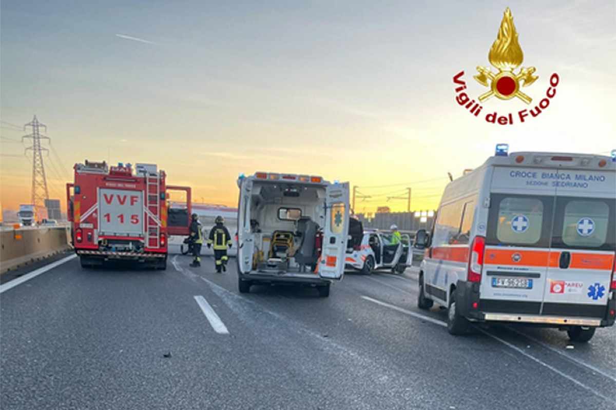 incidente tangenziale Milano
