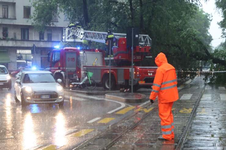 Nuova allerta meteo a Milano