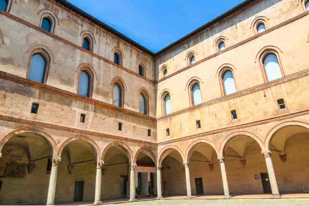 Castello sforzesco Milano medievale