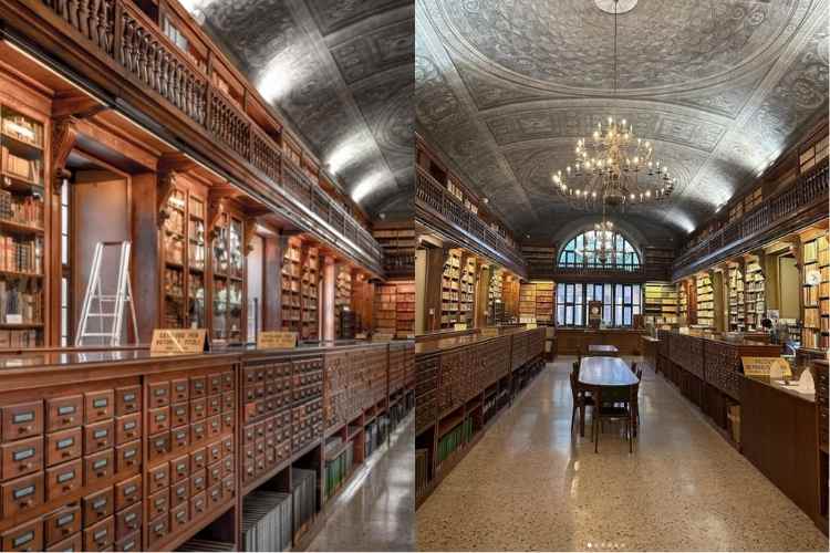 Biblioteca Nazionale Braidense sembra Hogworts