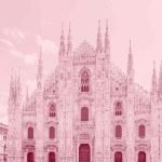 Duomo Milano notte rosa