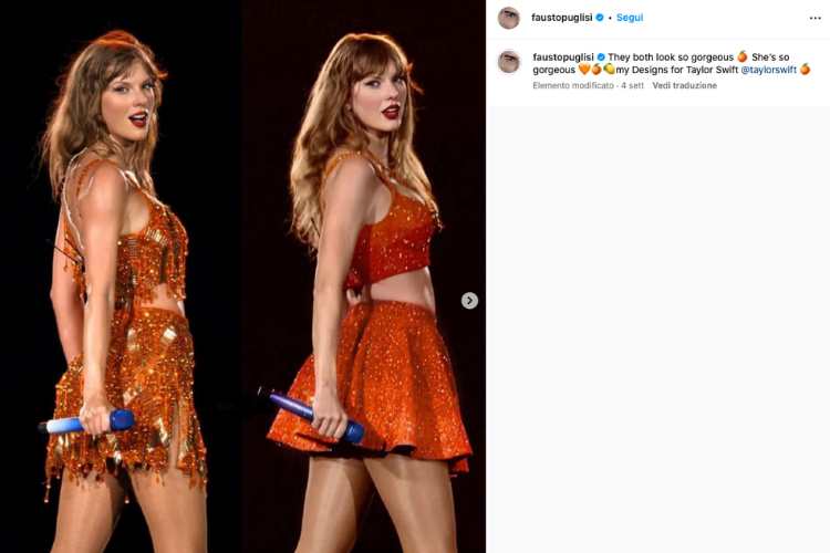 Taylor Swift chi è il desiner stilista