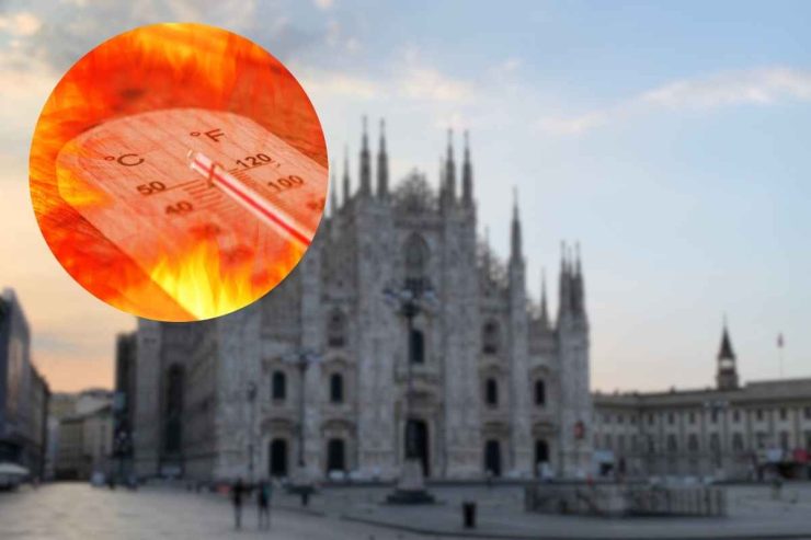 Milano temperature infernali