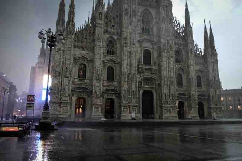 Milano, danni per il maltempo