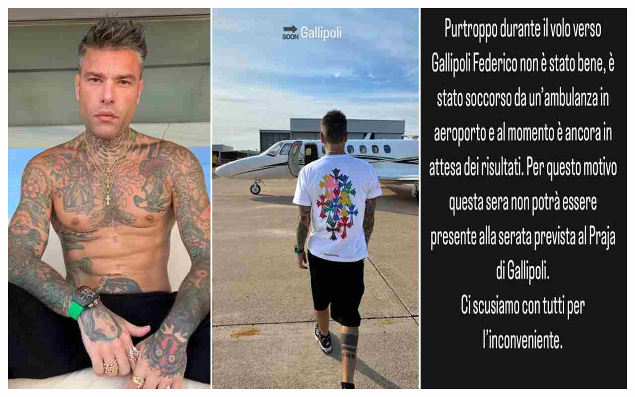 fedez dimesso