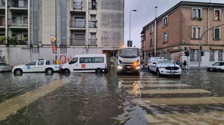 Allerta per rischio idraulico a Milano