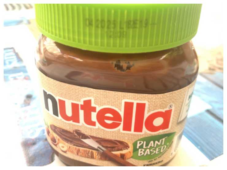 nutella plant-based