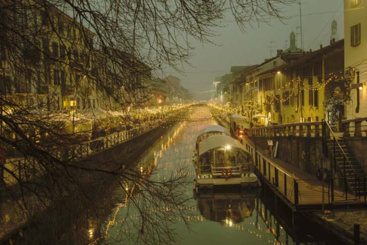 Milano Navigli luci