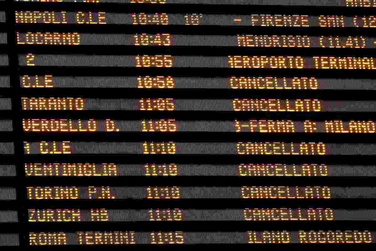 Caos Treni Stazione Centrale