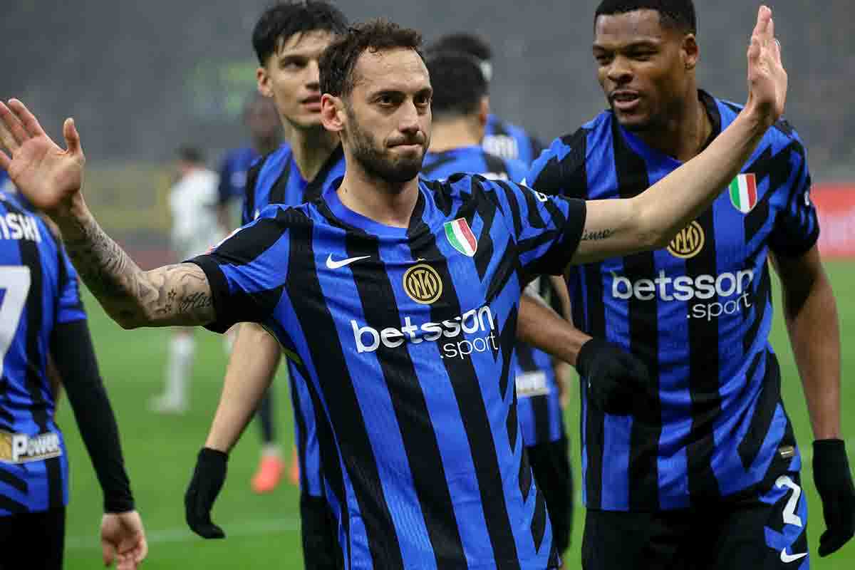 Inter Lazio Coppa Italia Calhanoglu