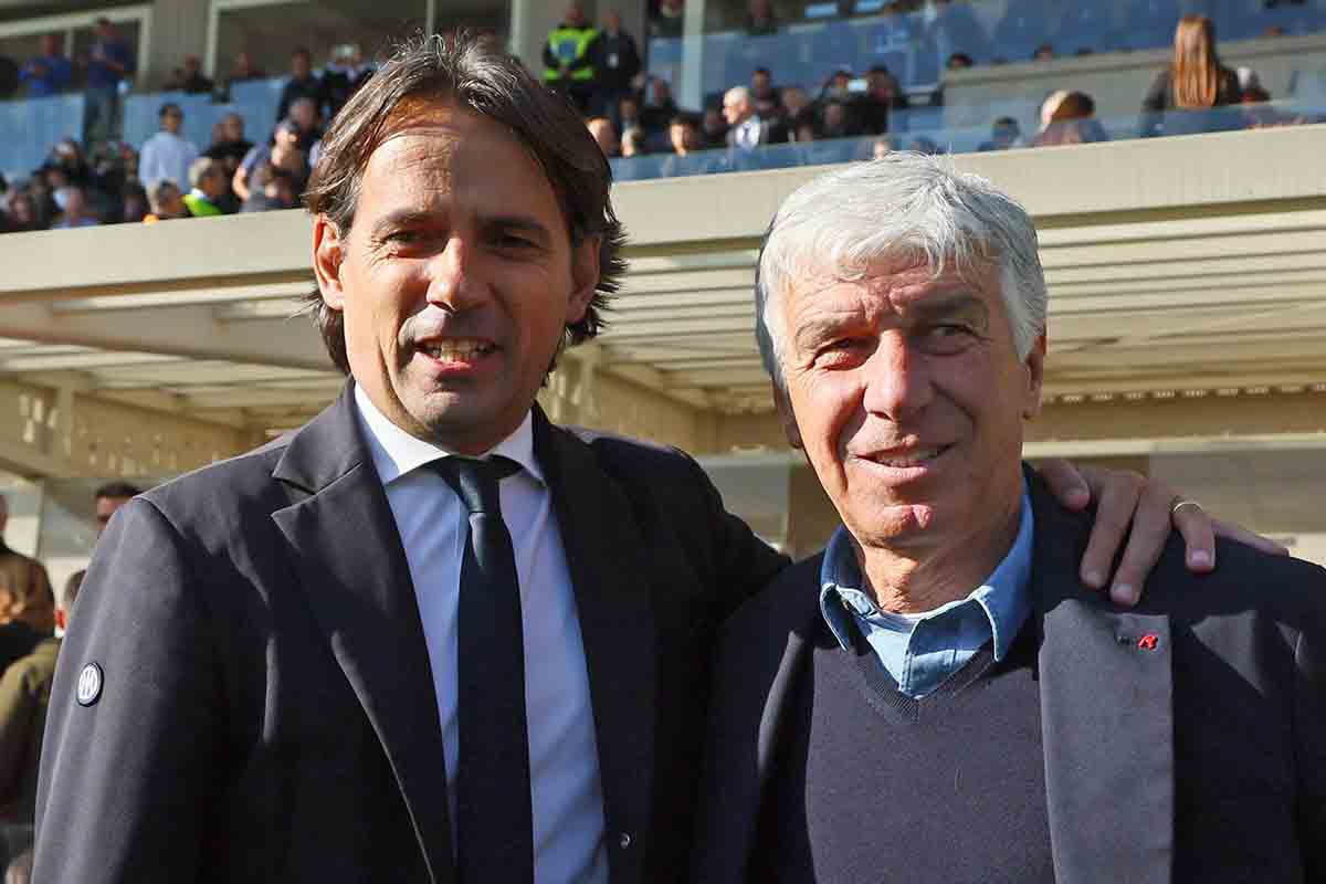 Inzaghi e Gasperini a braccetto