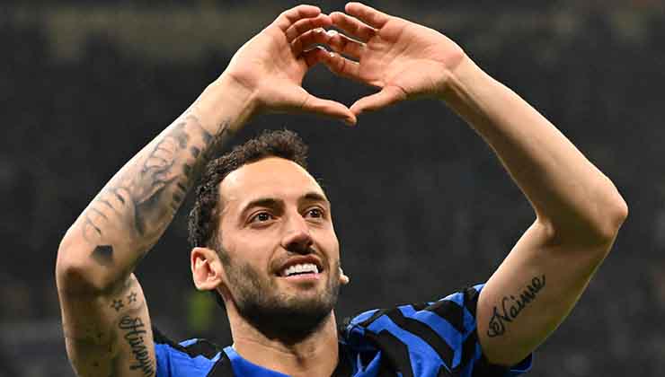 Inter vs Feenoord, Hakan Calhanoglu