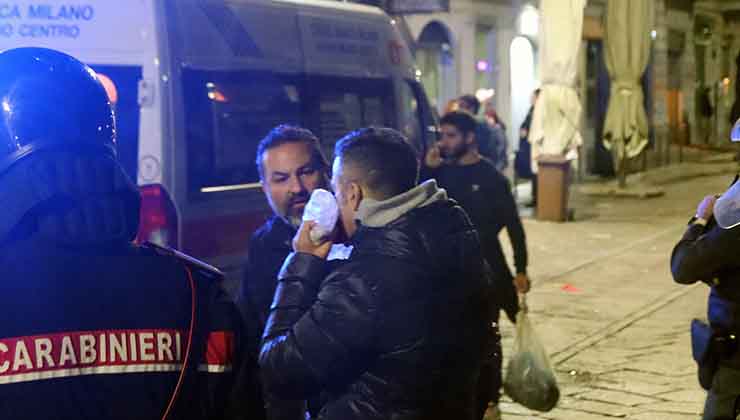 Carabinieri, rissa a MIlano