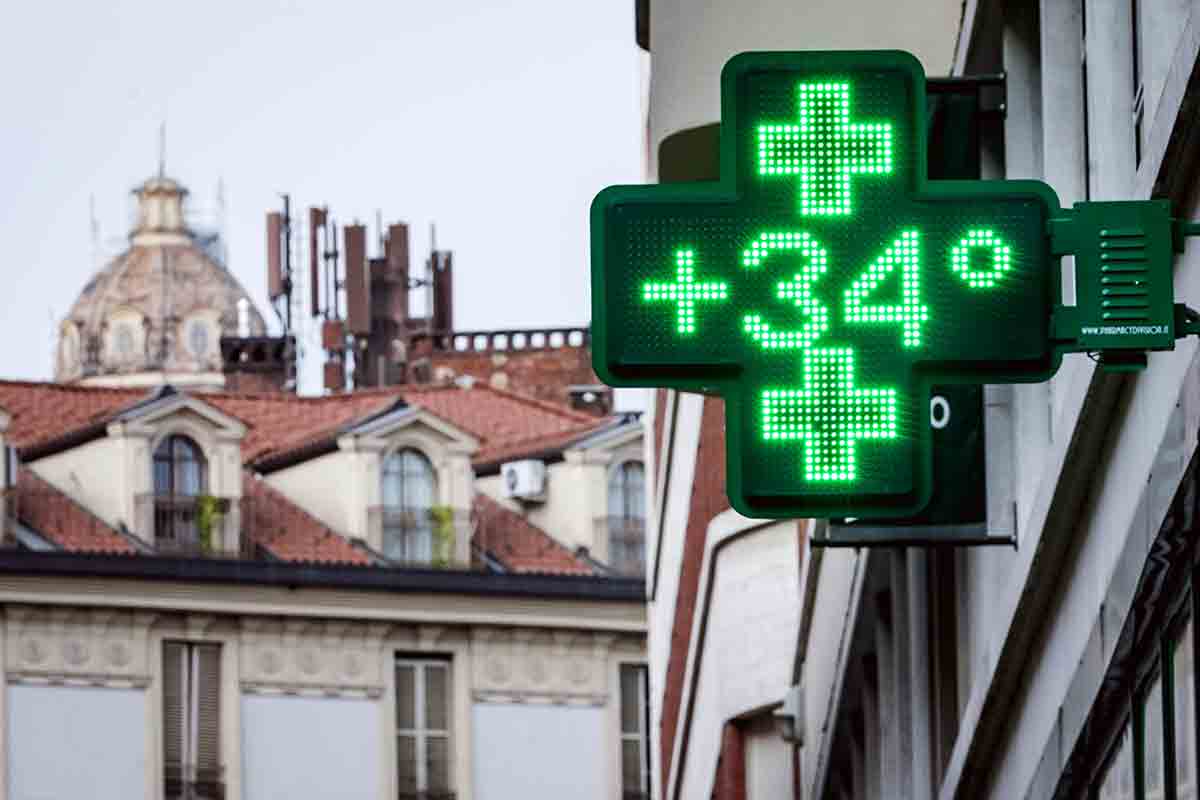 Caldo a Milano