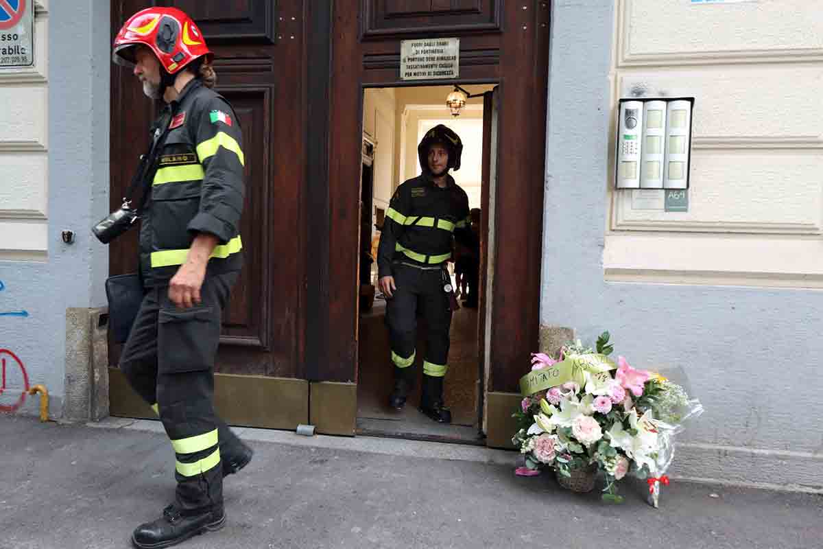 Incendio e omicidio, Milano viale Abruzzi