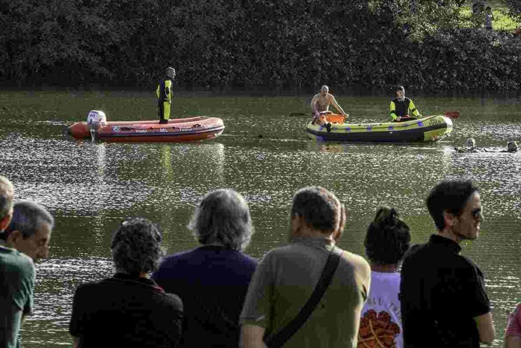 Parco delle Cave, un morto annegato