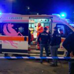 Accoltellato alla testa a MIlano, ambulanza