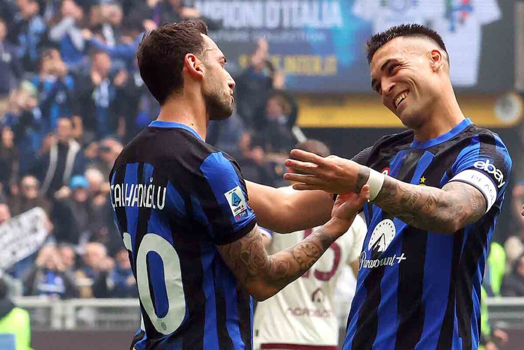 Inter, Lautaro e Calhanoglu