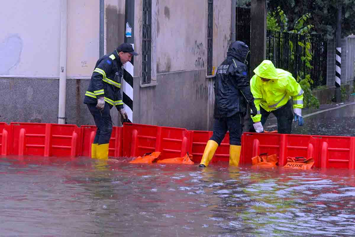 Maltempo a Milano