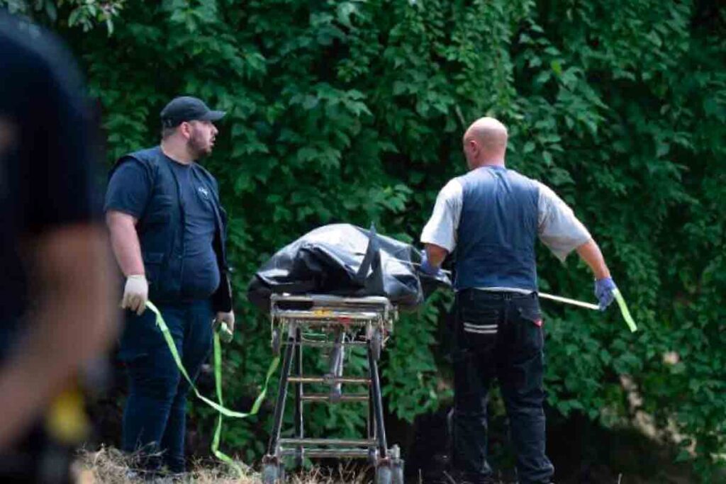 Cadavere in un parco a Rho