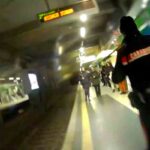 Pestaggio in metro a Milano