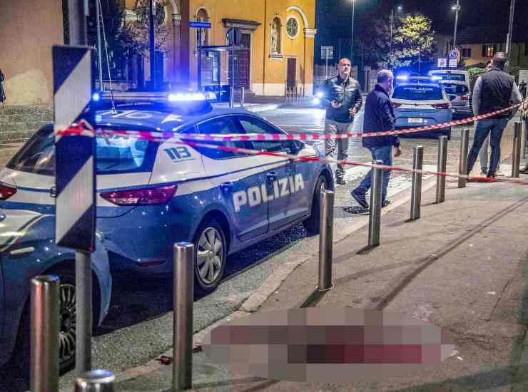 Il luogo dell'omicidio di Boiocchi