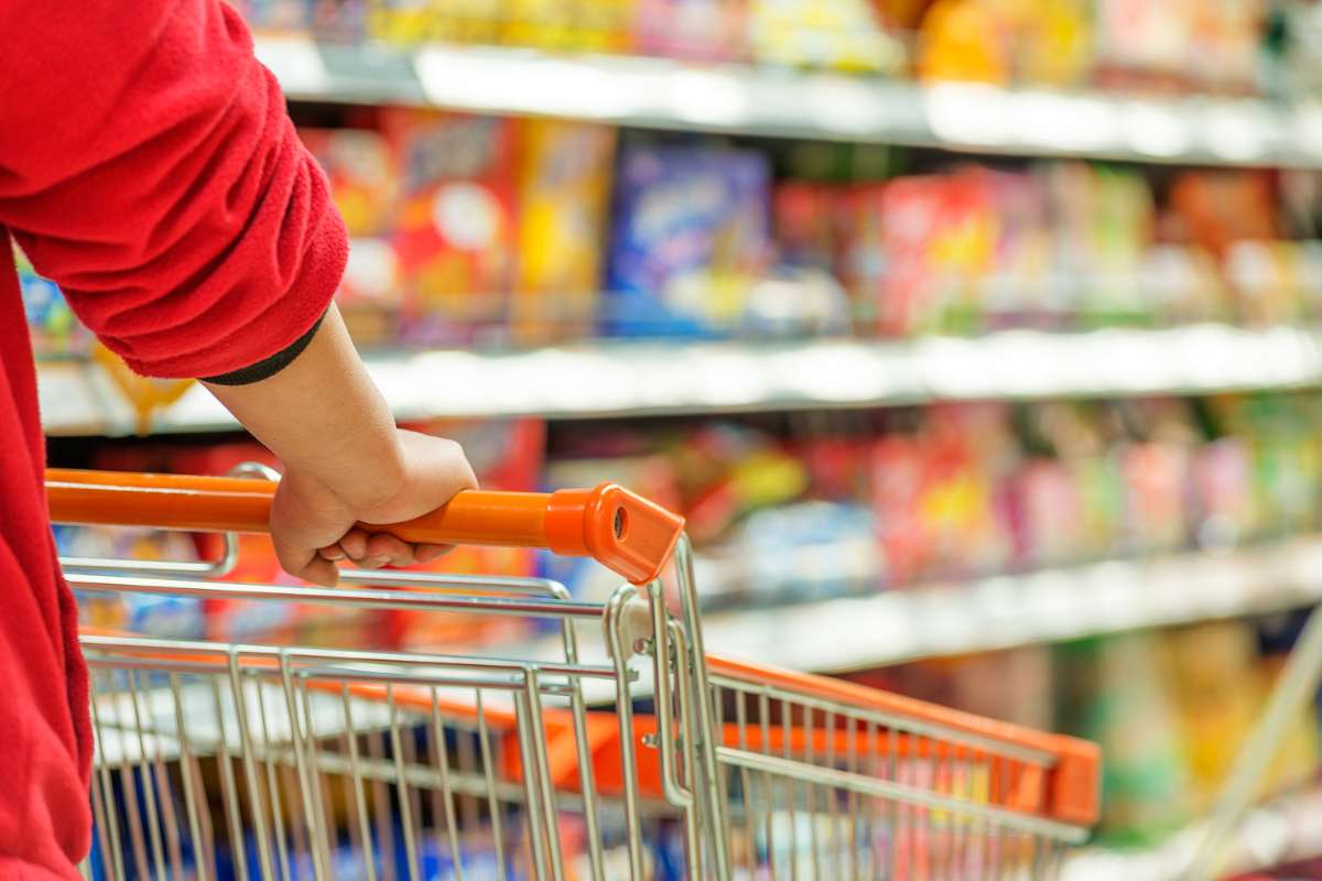 carrello al supermercato