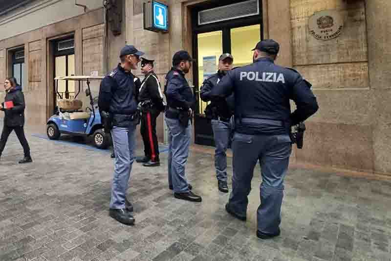 Polizia al lavoro
