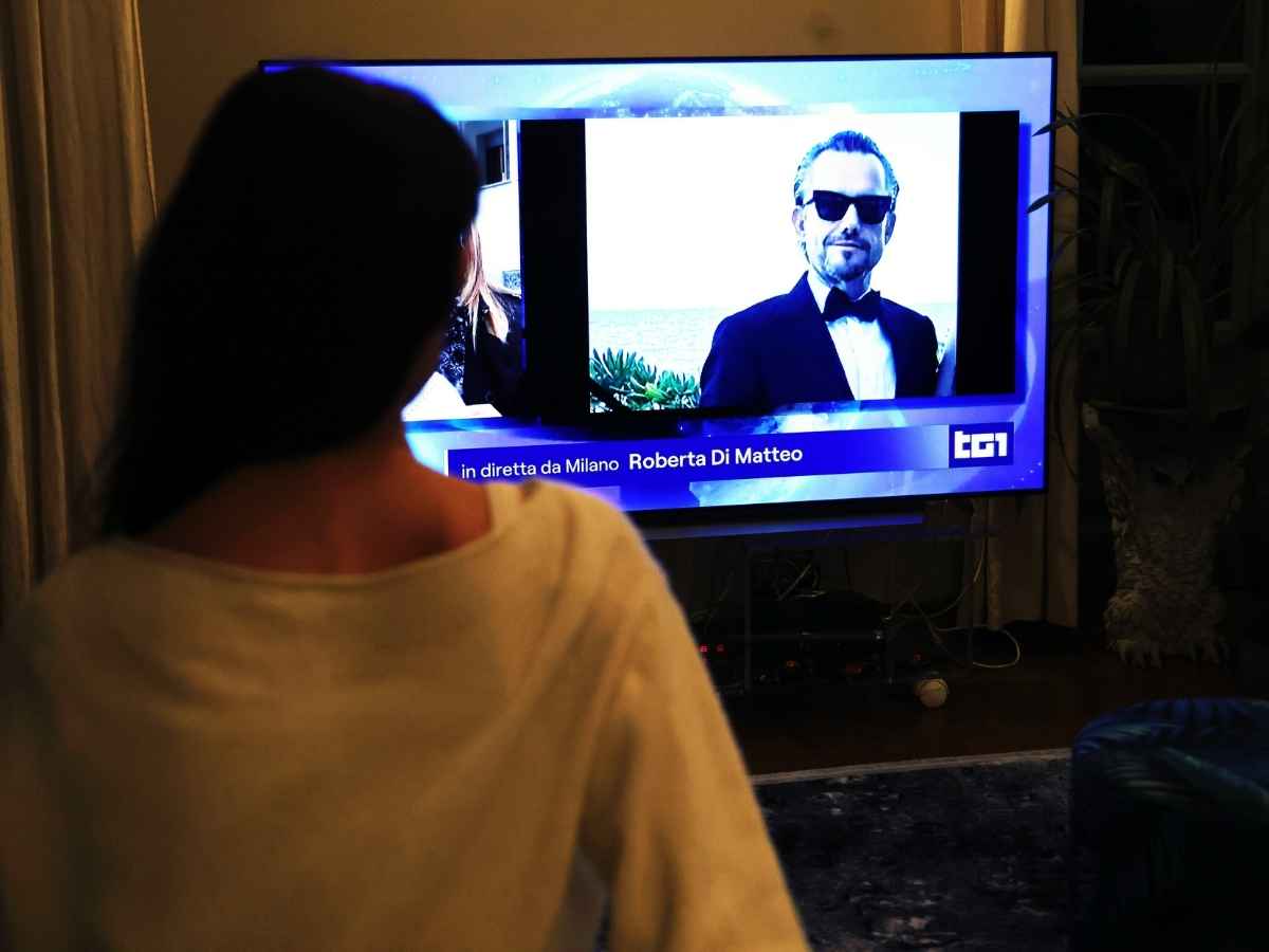 Gianluca Soncin, killer di Pamela Genini, in un servizio in tv