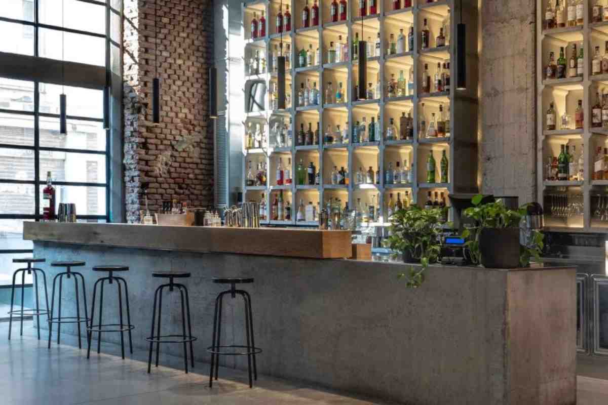 Il bancone di un bar