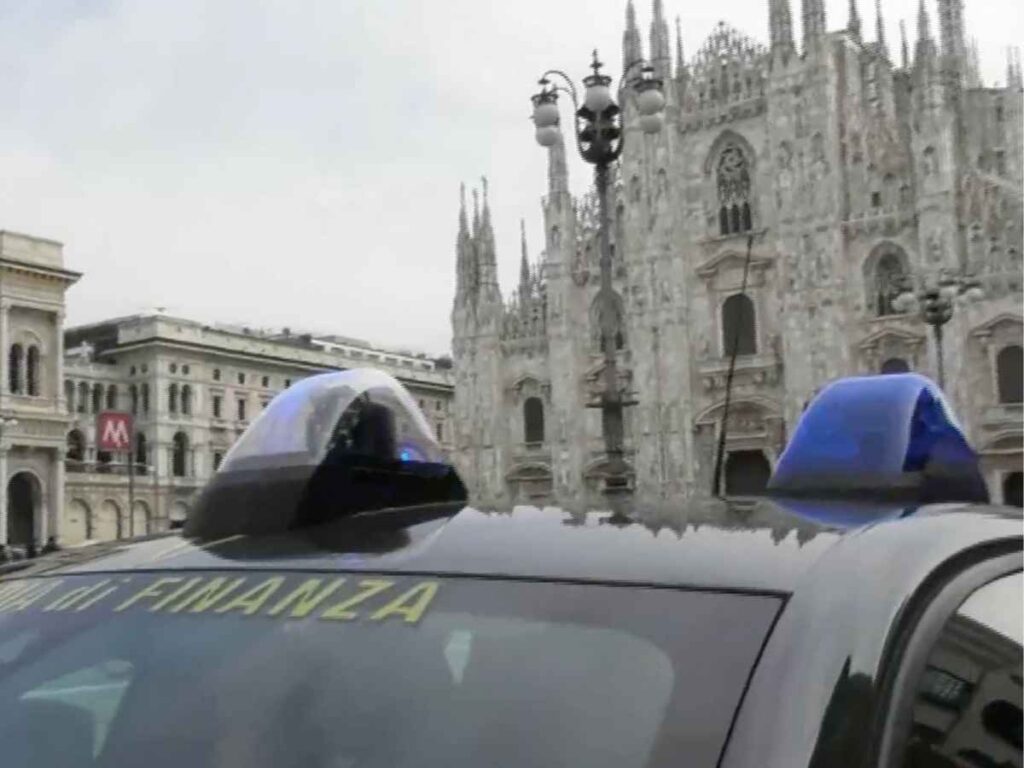 La guardia di finanza a Milano
