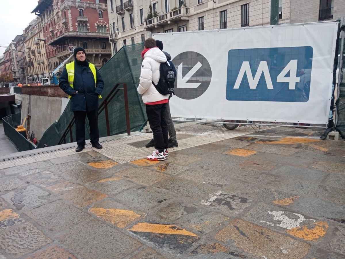 La linea M4 di Milano