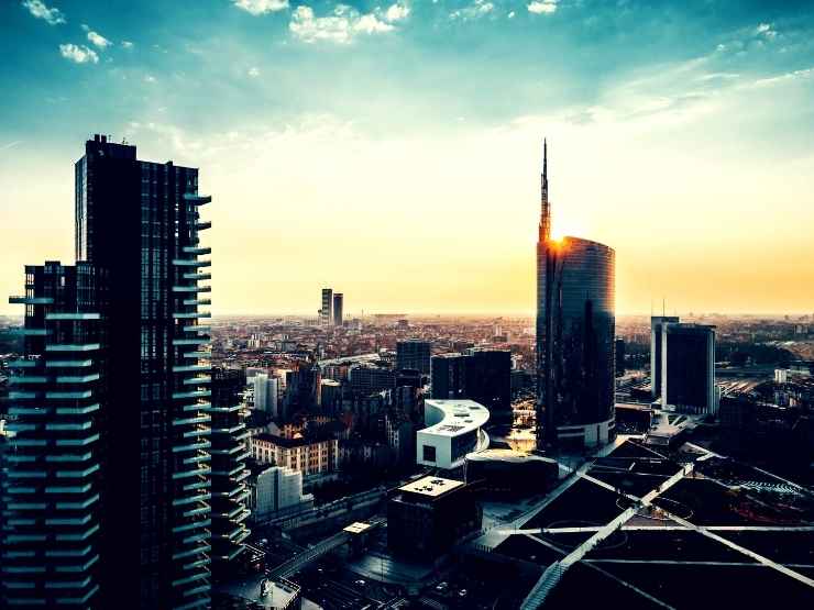 Lo skyline di Milano