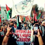 Manifestazione pro Pal a Milano