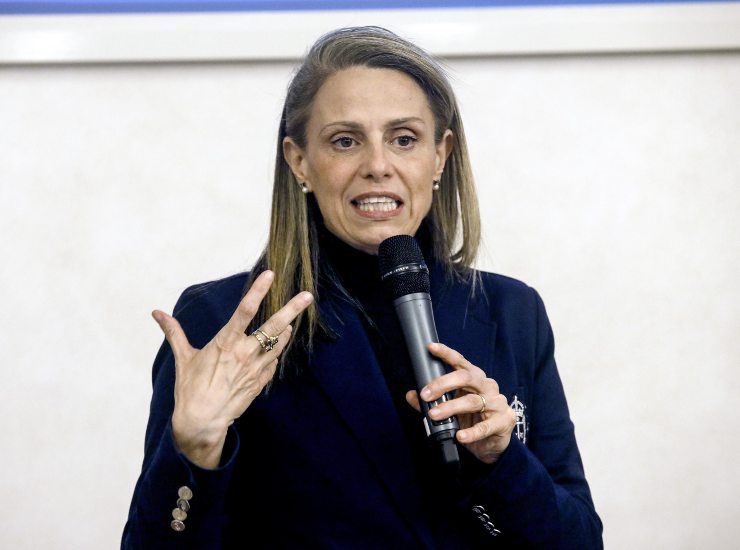 Federica Picchi durante un incontro