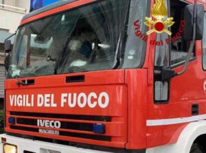 Il camion dei vigili del fuoco