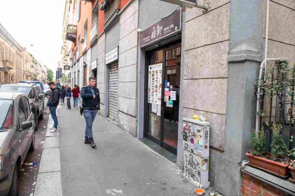 L'esterno di un ristorante cinese